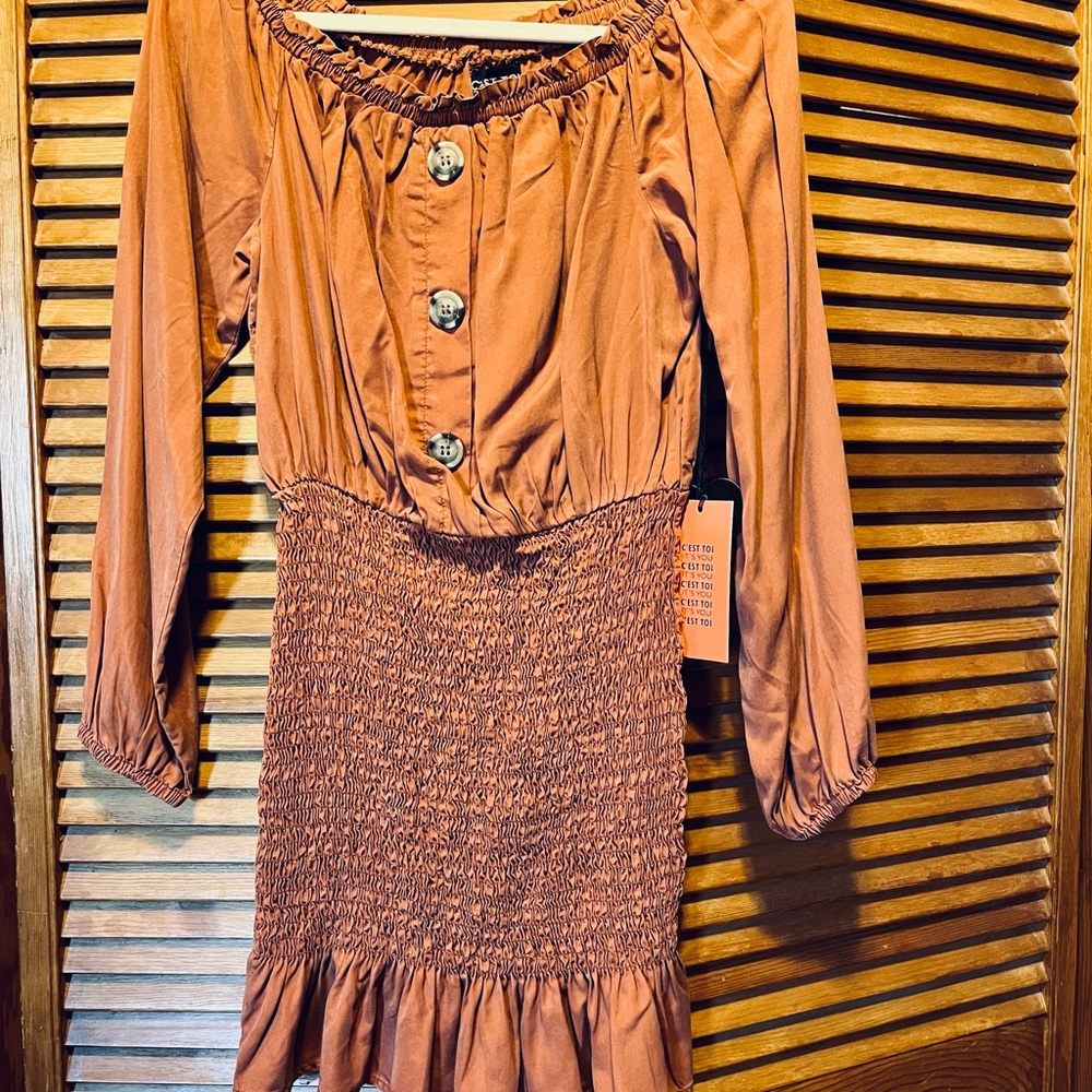Rust Colored Boho Dress from Boutique New with Tags